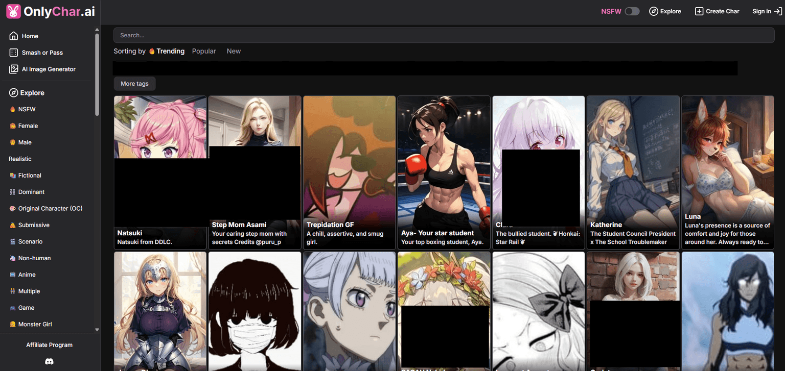 HeraHaven — AI companion platform with haven-like environment for character interactions, im