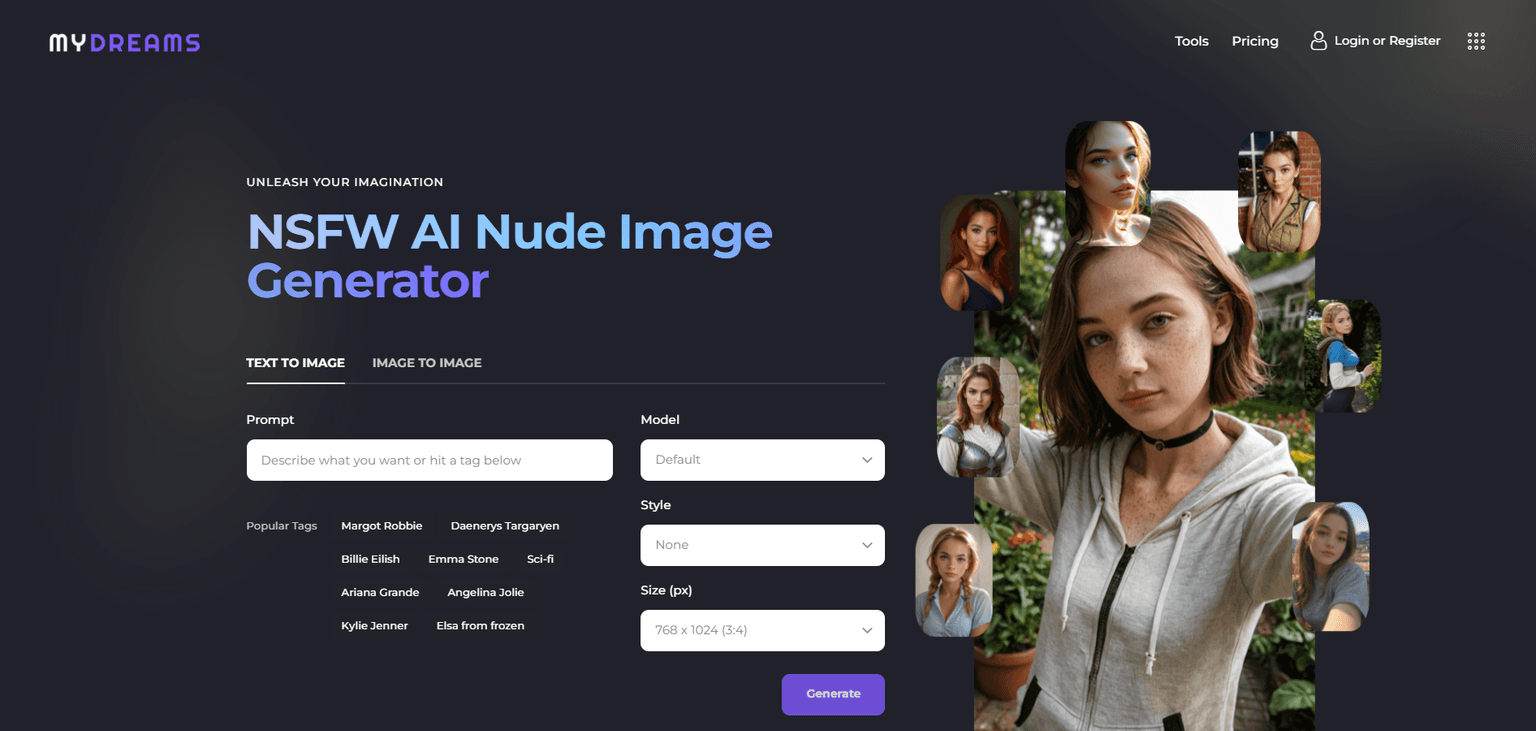 My Dreams — AI image and video creation studio for generating custom dream scenarios and vis