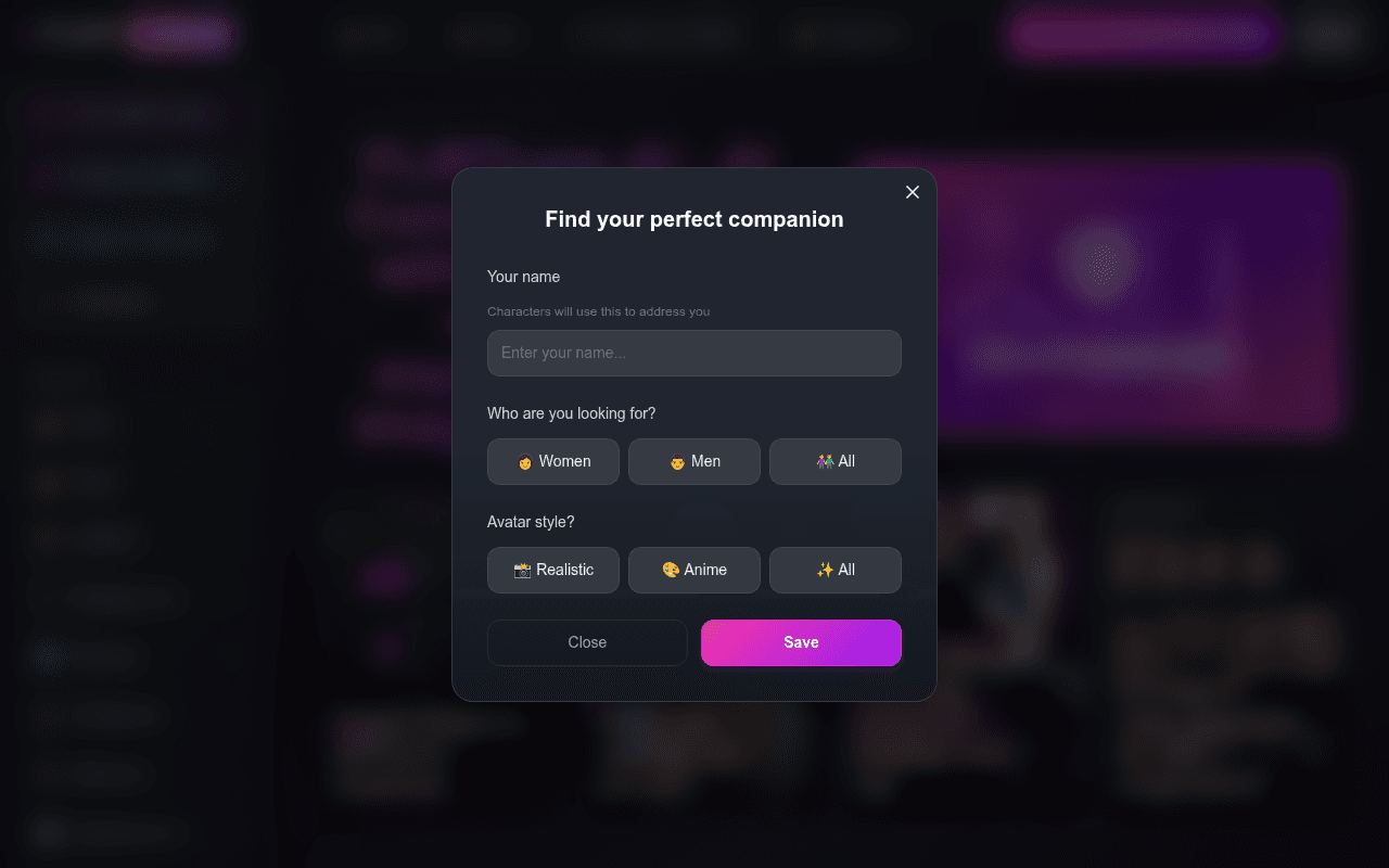 FlirtCam AI — product screenshot