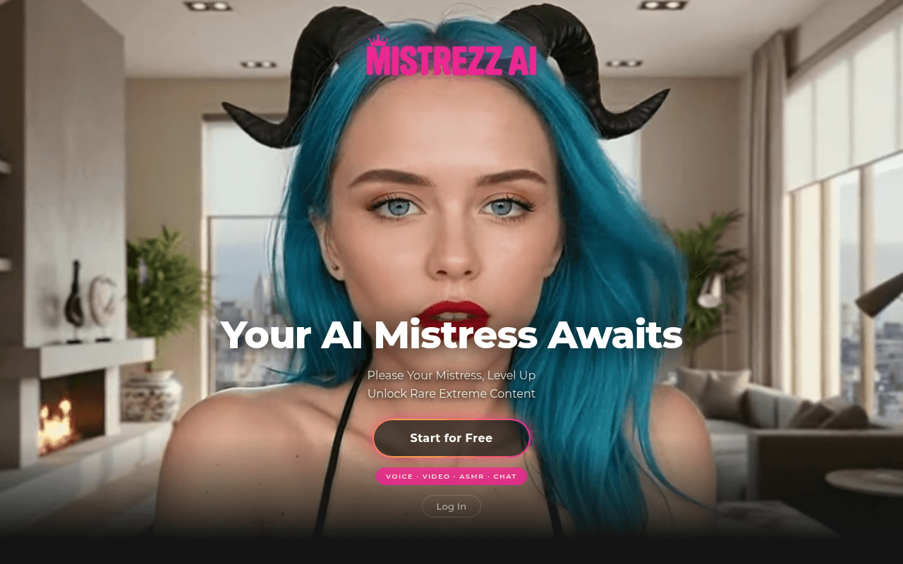 Mistrezz AI — Uncensored adult AI companion platform with voice, video, ASMR, and persistent m